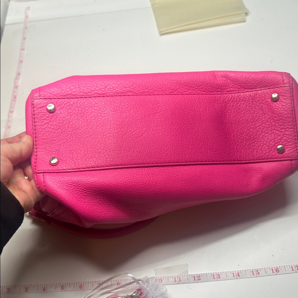 Kate Spade Pink Pebbled Leather Crossbody - Picture 10 of 11